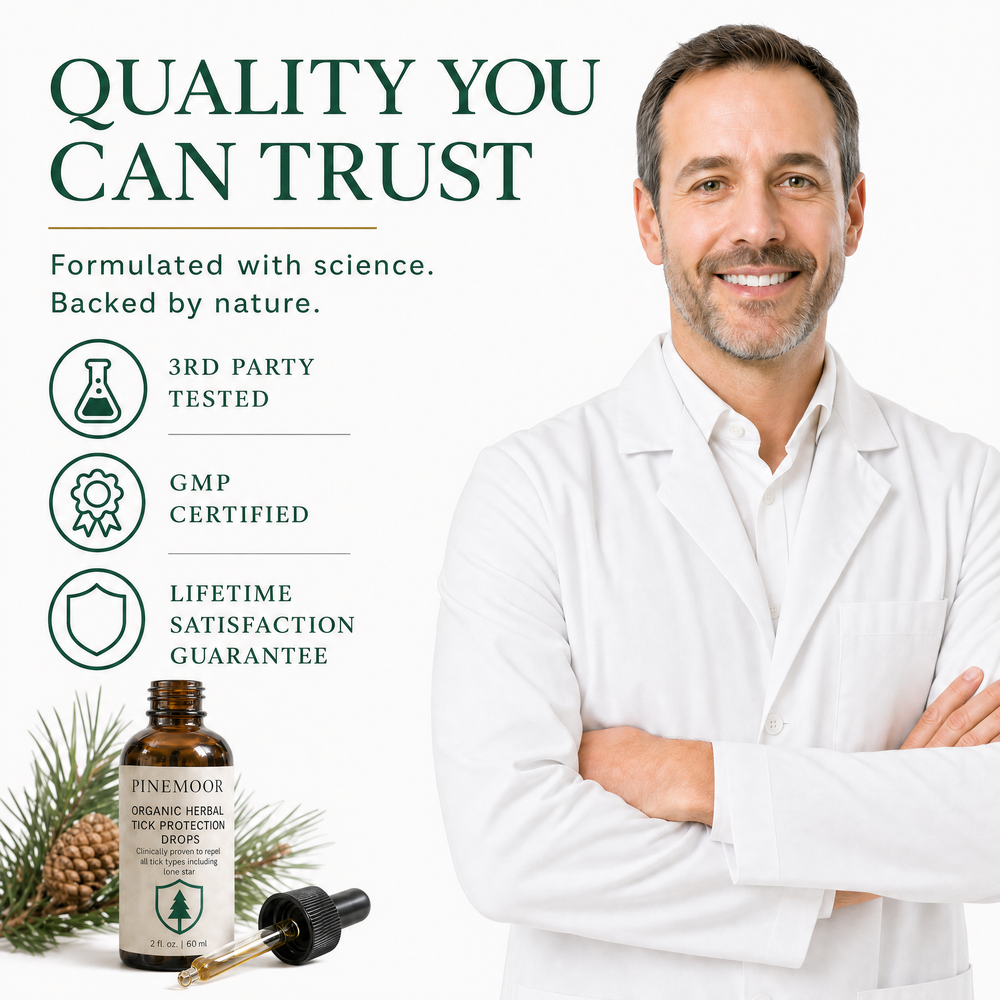 Organic Herbal Tick Protection Drops
